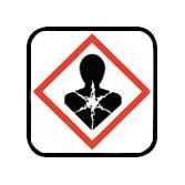 RECA ķīmijas produkta ikona - bīstams veselībai