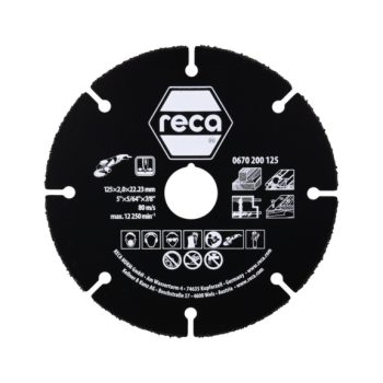 Universāls griešanas disks RECA, 125mm